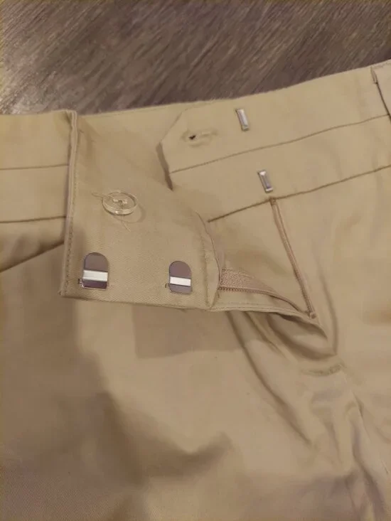 New York & Company 7th Avenue Design Studio Pants Women’s 4 Tall Khaki - Picture 6 of 12